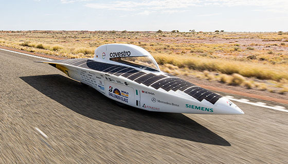 End-to-end automotive logistics solution helps Sonnenwagen Aachen’s solar car hit the road