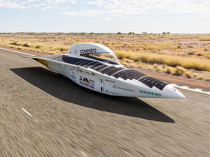 Innovative solar car delivered from Europe