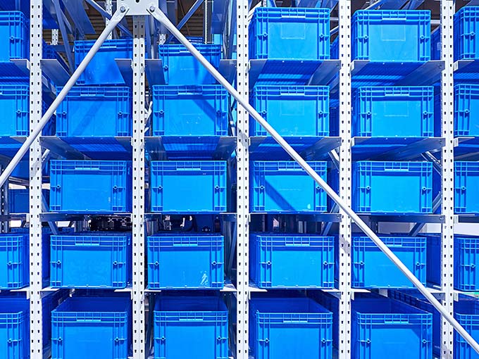 Reusable crates for technology shipping